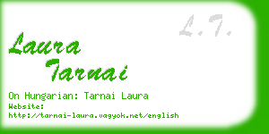 laura tarnai business card